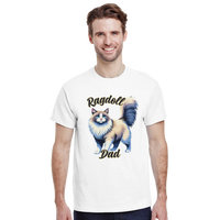 Load image into Gallery viewer, Ragdoll Cat Dad T-Shirt by Catagorical