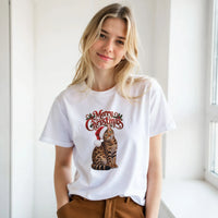 Load image into Gallery viewer, Bengal Merry Christmas T-Shirt by Catagorical, view 2