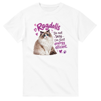 Load image into Gallery viewer, Ragdoll Cat T-Shirt in white by Catagorical