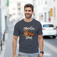 Load image into Gallery viewer, Maine Coon Cat Dad T-Shirt by Catagorical