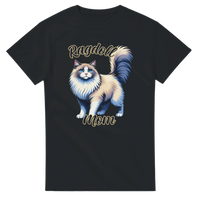 Load image into Gallery viewer, Ragdoll Cat Mom T-Shirt in black by Catagorical