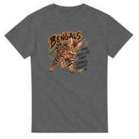 Load image into Gallery viewer, Bengal Cat T-Shirt in graphite heather by Catagorical