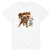 Load image into Gallery viewer, Bengal Cat T-Shirt in white by Catagorical