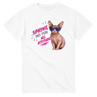 Load image into Gallery viewer, Sphynx Cat T-Shirt in white by Catagorical