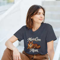 Load image into Gallery viewer, Maine Coon Cat Mom T-Shirt by Catagorical